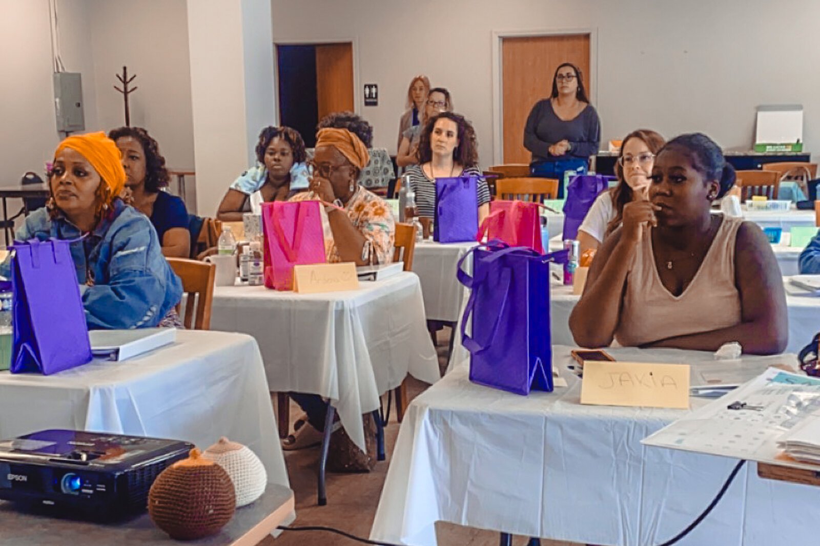 A How YOU Birth Doula Services doula training class.