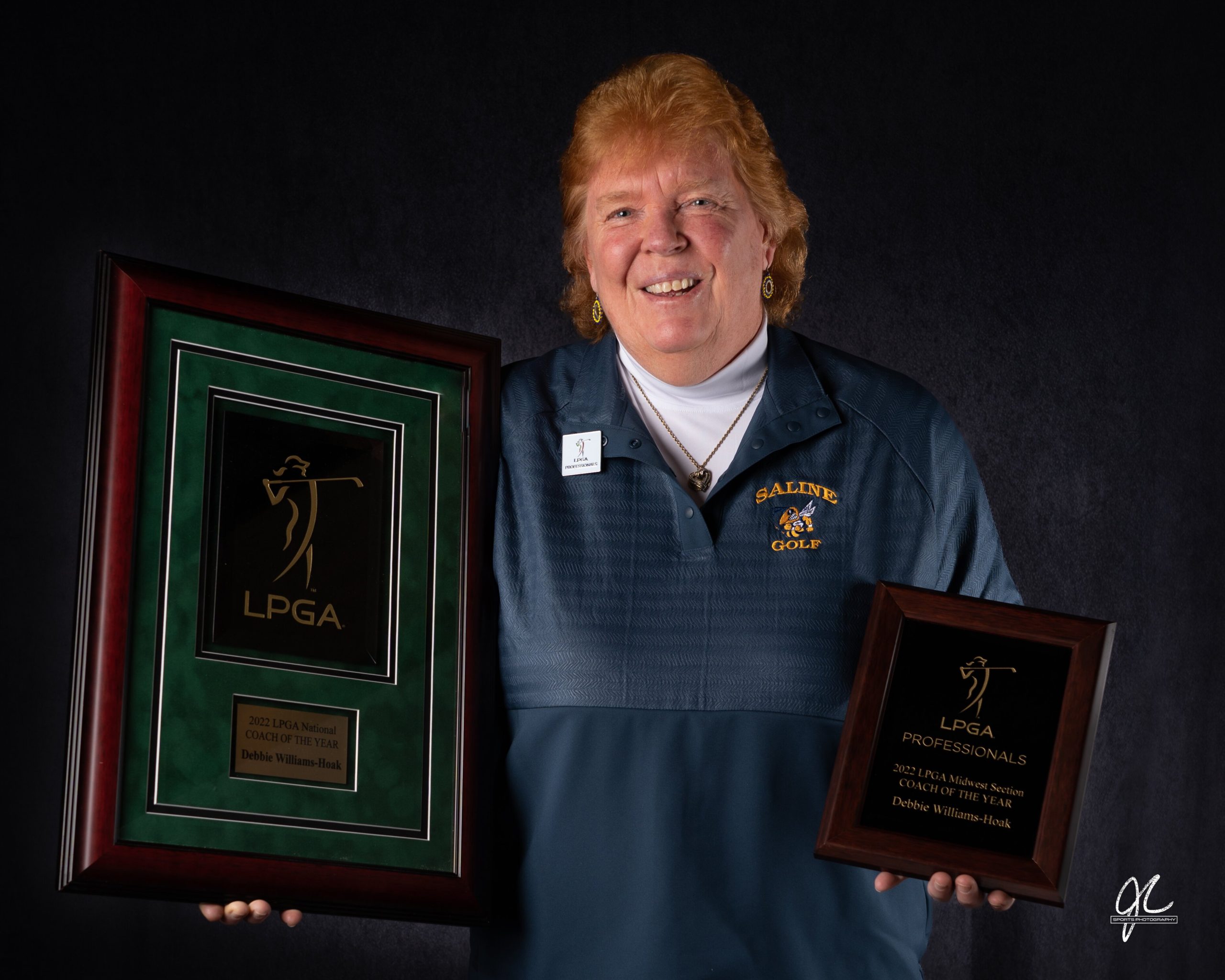 Debbie Williams-Hoak, boys and girls golf coach at Saline High School