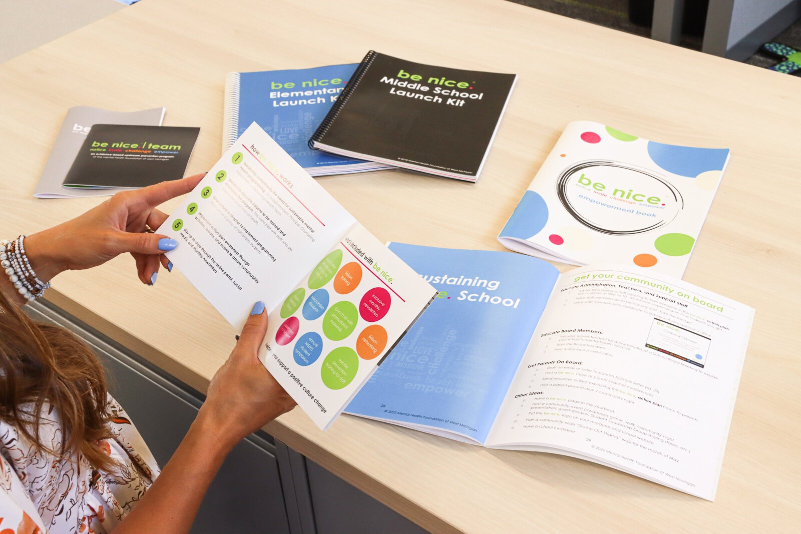 be nice. materials for students.