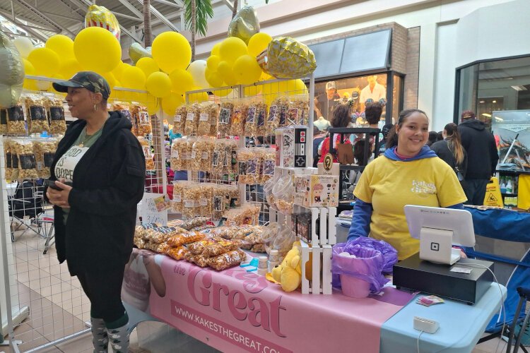 Kakes the Great was one of many vendors at the 2025 Midland Mall Comic Con