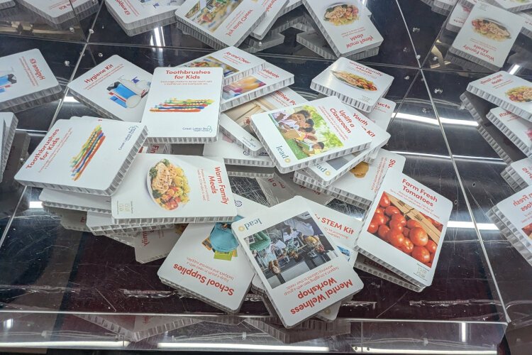 Make a difference globally with the only Michigan Giving Machine