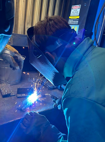 Welding is one of the many trade skills students can learn hands-on.