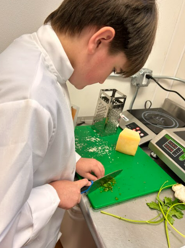 Students learn farm-to-for culinary skils at The Depot in Coleman