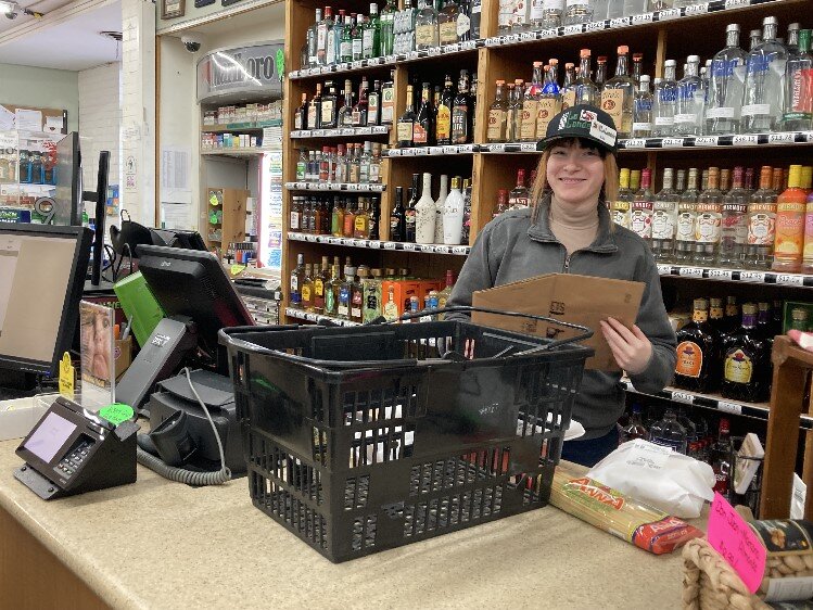 Lila Barkley, cashier at LaLonde's