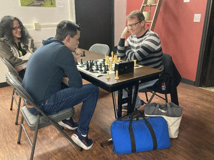 Cam Taylor (L) & Tom Ward @ Midland Chess Club