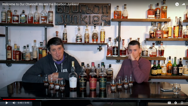 Image captured from "Bourbon Junkies" You Tube channel
