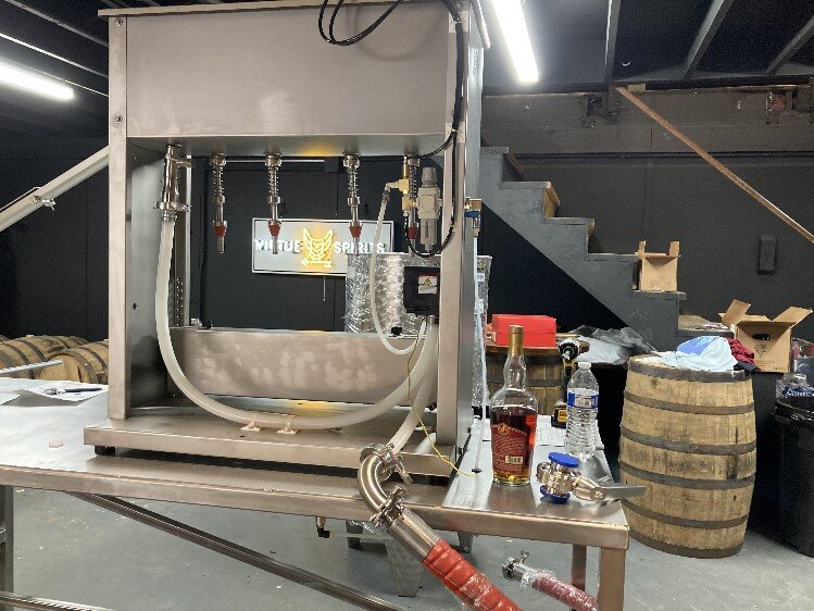 Production equipment at Virtue Spirits Distillery