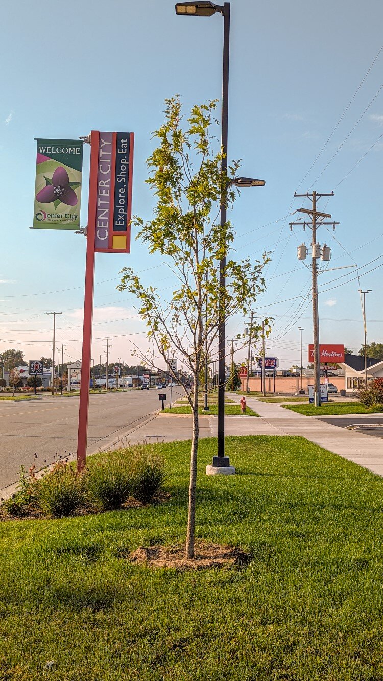 The Streetscape project features more lighting.
