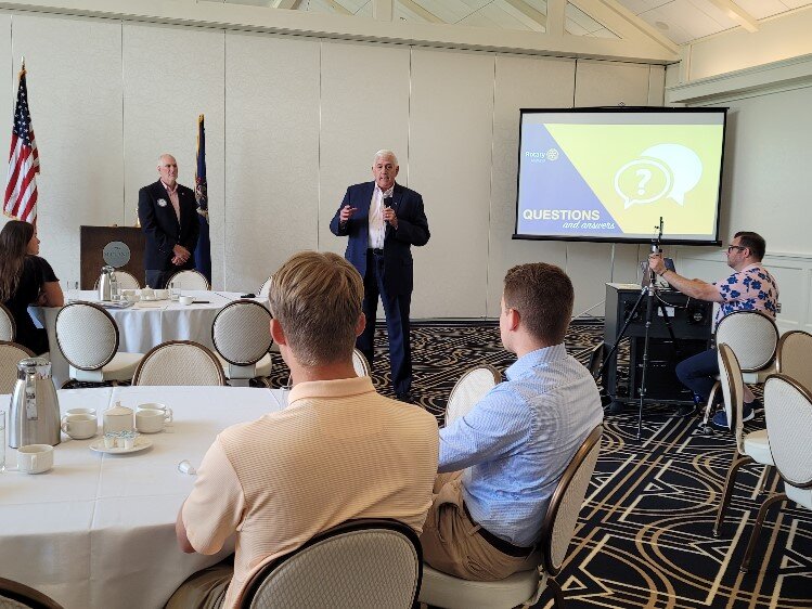 Ken Horn recently spoke about Operation 40K to the Midland Rotary Club.