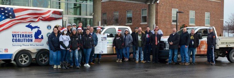 SwiftWall contributed to the Great Lakes Bay Veterans Coalition "Fill the Trailer" event