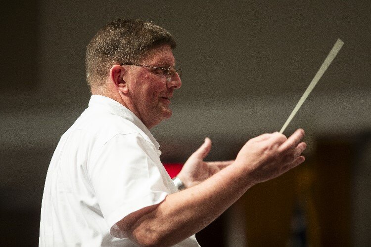 Steve DeRees is the Chemical City Band director.