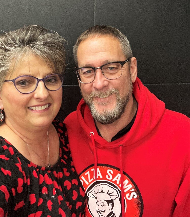 Angela & Gus Wojda of Pizza Sam's