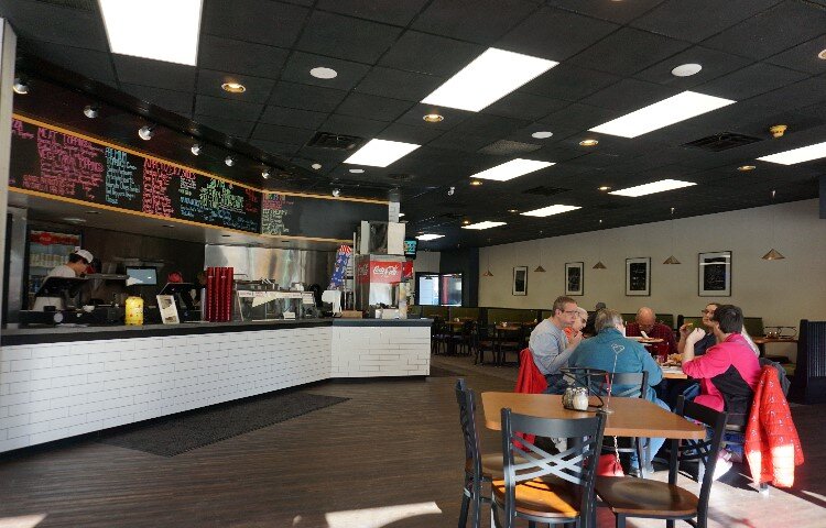 Over the years, Pizza Sam’s has expanded its dining capacity to seat up to 110 people.