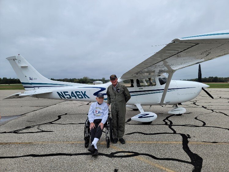 The EAA chapter at Barstow offers flights for veterans.