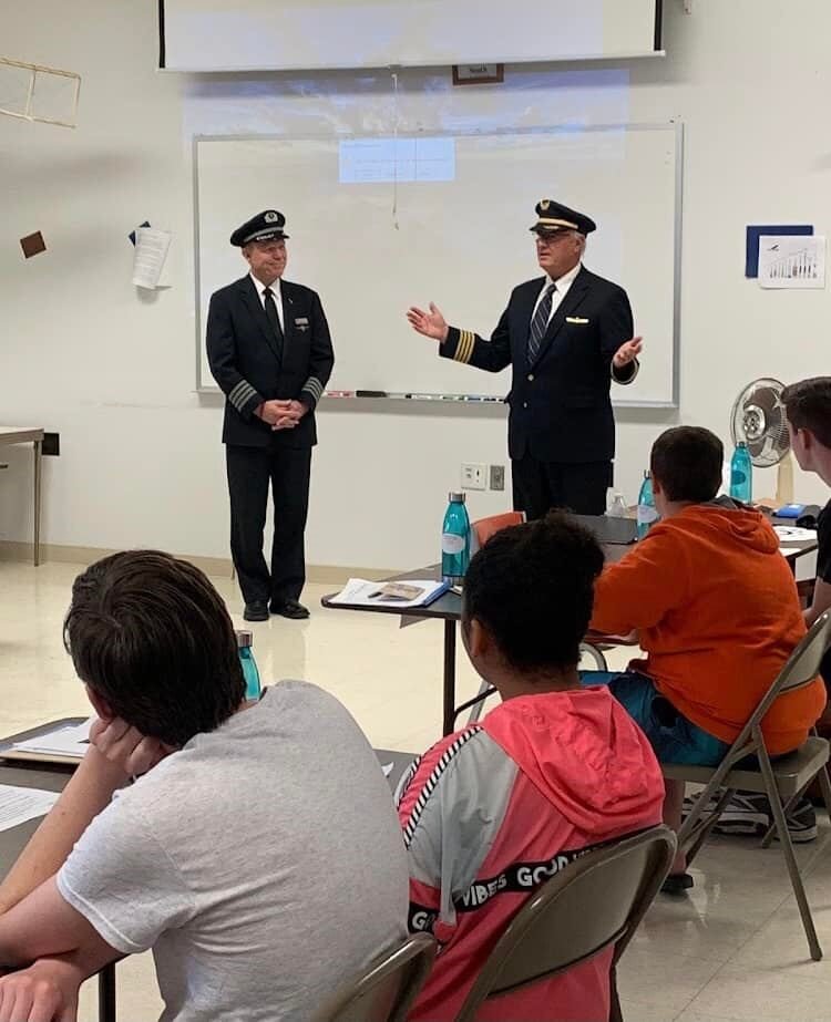 An aviation camp is held for 10th-12th graders at Barstow.