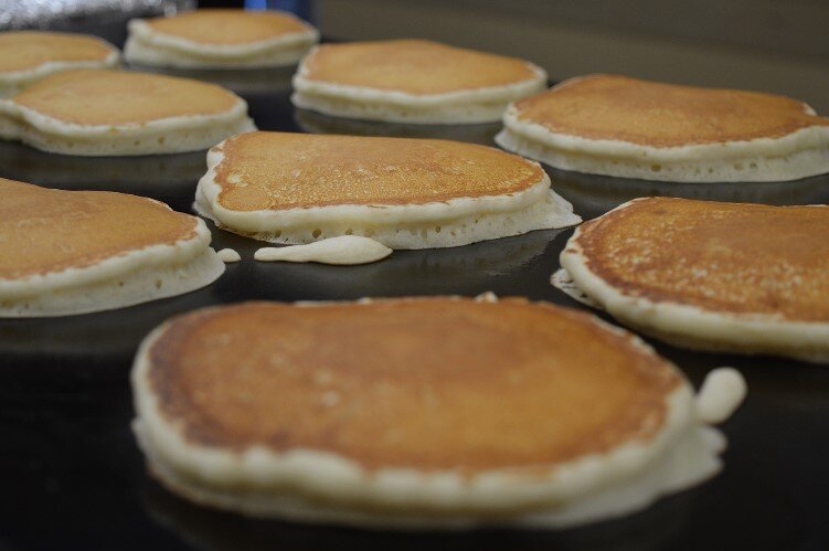 A pancake meal is one of the highlights of Maple Syrup Day at the CNC.