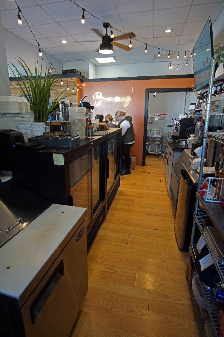Ever wanted to peek behind the counter? All their food and beverages come out of this humble but mighty space.