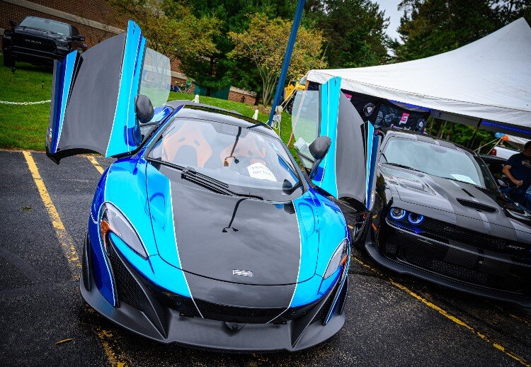 Over 500 vehicles are on display.