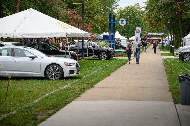 The Mall Walk is the primary site for the Auto Show.