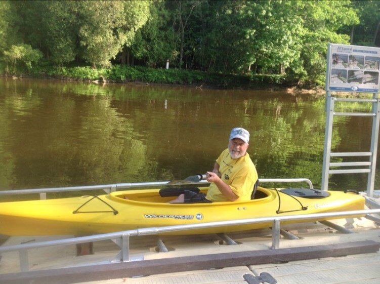 Glenn Isenhart is the owner of Ike's Mobile Kayak Rentals.