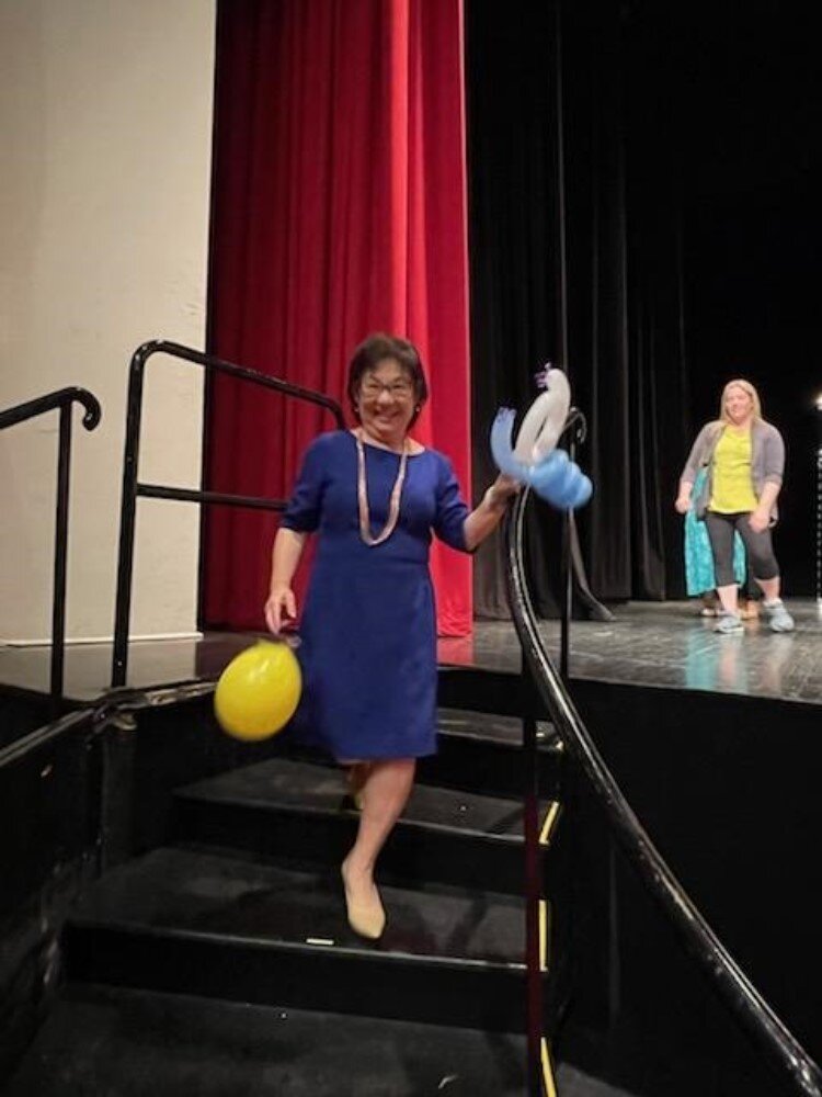 Tina Van Dam is the chairperson of The Midland 100 Club.