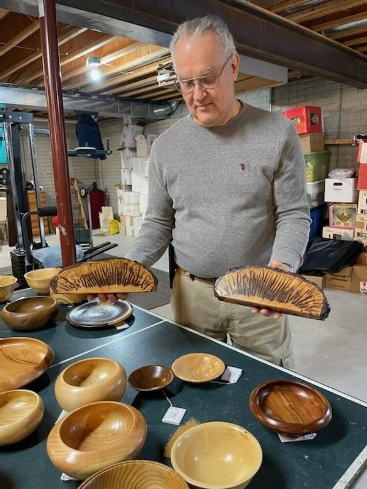 Dr. K learned to carve wood as a high schooler growing up in Kansas. 