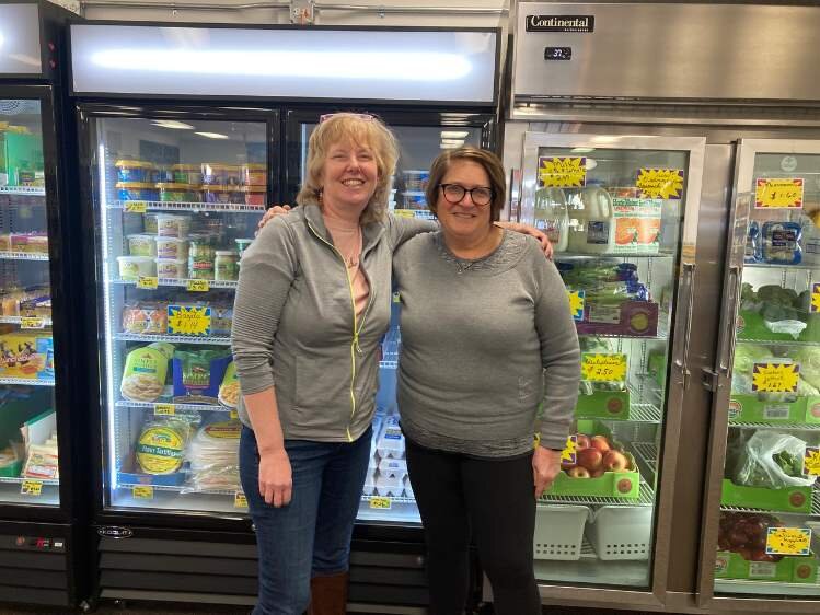 Marsha Stamas and Joyce Battjes are two of the co-managers at The Bridge.