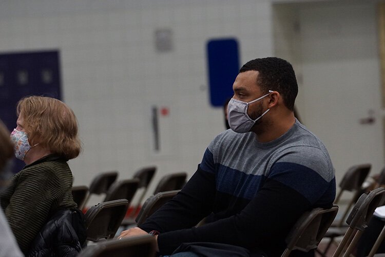 Community leaders like De'Ondre "DJ" Hogan, Midland Public Schools' first director of diversity, equity, and inclusion, attended the event.