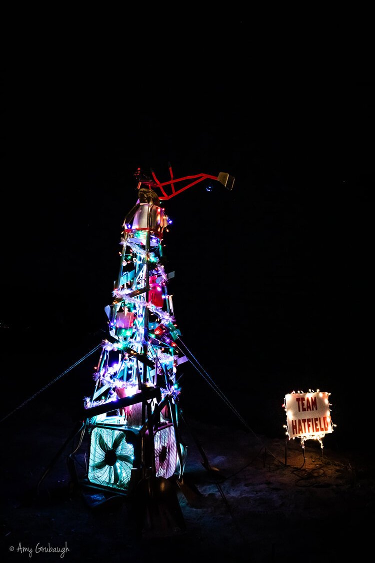 There will be two special community trees this year: a Cancer Awareness Tree and a Mitten and Glove Tree.