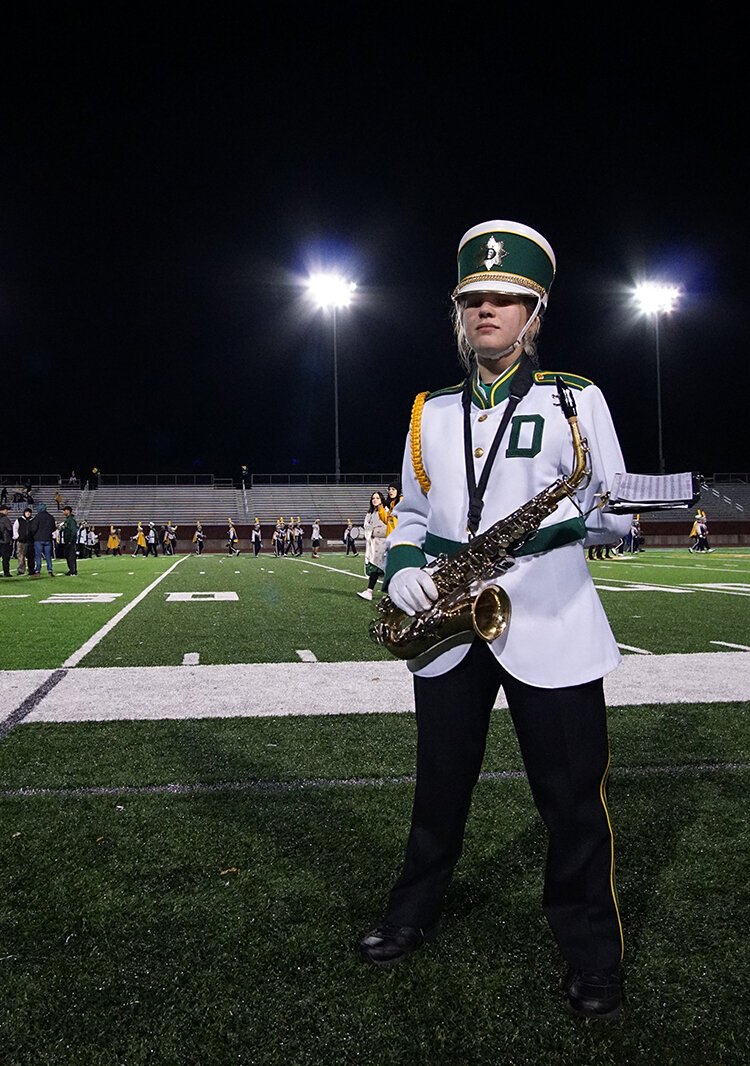 Saydee Davenport is a freshman at H.H. Dow High. (Crystal Gwizdala)