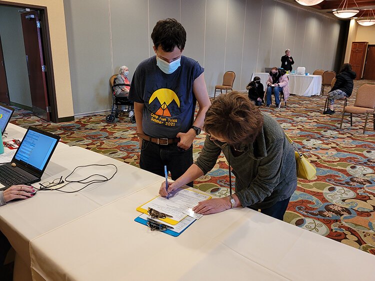 "When adults and adolescent family members eligible for the COVID-19 vaccine get vaccinated, younger family members in the household who are not yet eligible to be vaccinated have a reduced risk of COVID-19.”