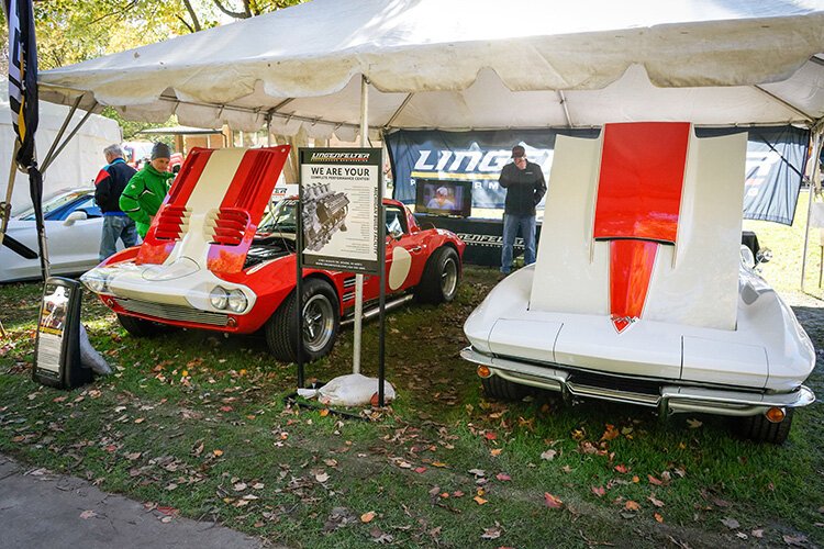 More booths were added this year, bringing the total to 73 — all marketing different brands in the automotive industry.