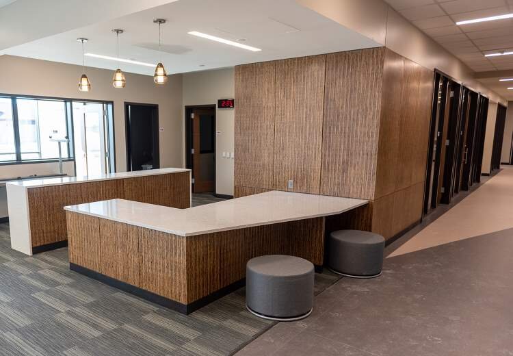 This is the Learning Commons at the new Downtown Midland Center.