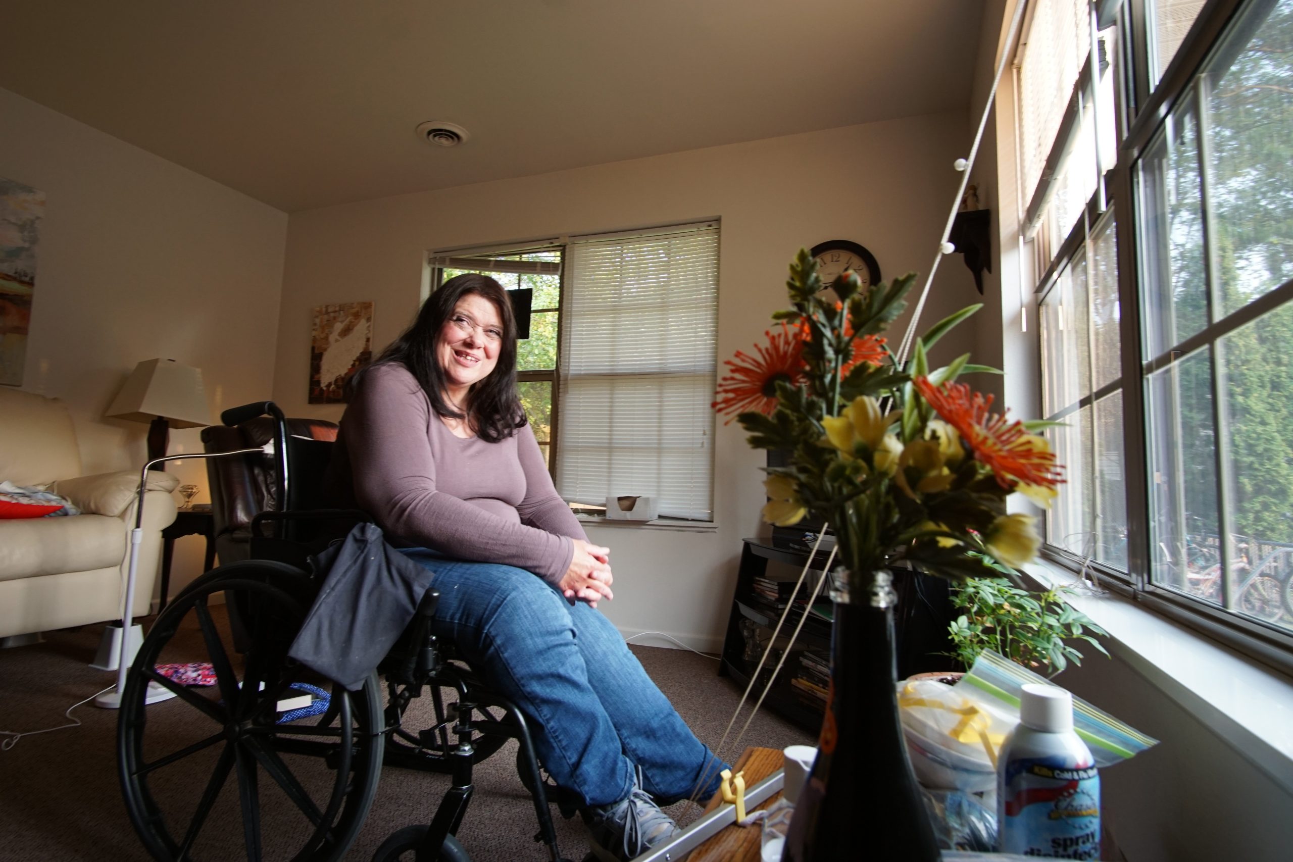 Purtell was born with cerebral palsy and can’t drive due to her lack of depth perception. She relies on Midland's Dial-A-Ride to get around.