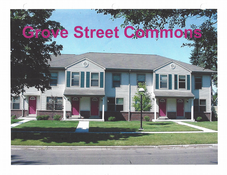The Grove Street Commons, located near Dow Diamond in downtown Midland, was built in 1999.