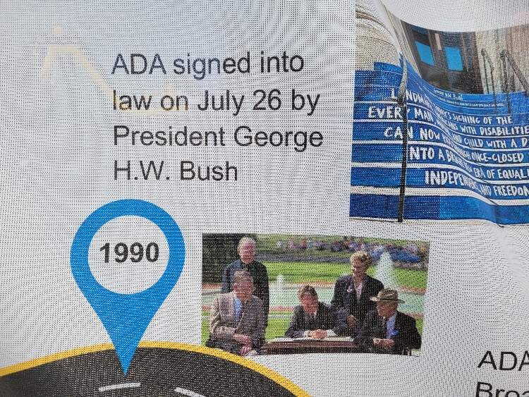 Banner displaying 31st anniversary date of the Americans with Disabilities Act