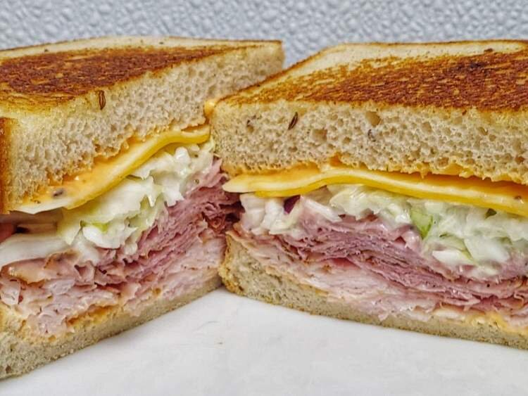 Amazing Deli's Main's Street Best-#10-features pastrami and smoked turkey.                                        