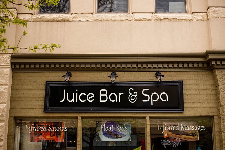 Another interesting service provided by Pure Vitality Juice Bar and Spa is the cryotherapy facial. The temperature of the facial can reach -280 degrees, but Perry says it just feels like a cool breeze. “It makes your blood vessels constrict and when 