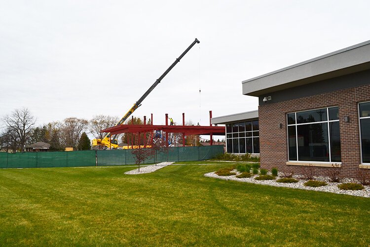 Construction is underway for a new emergency department at Bay City Health Park.
