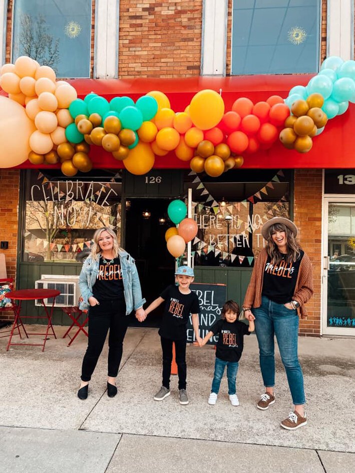 Dolan, left, and Hopkins, right, each have a young son, ages 6 and 2, respectively.