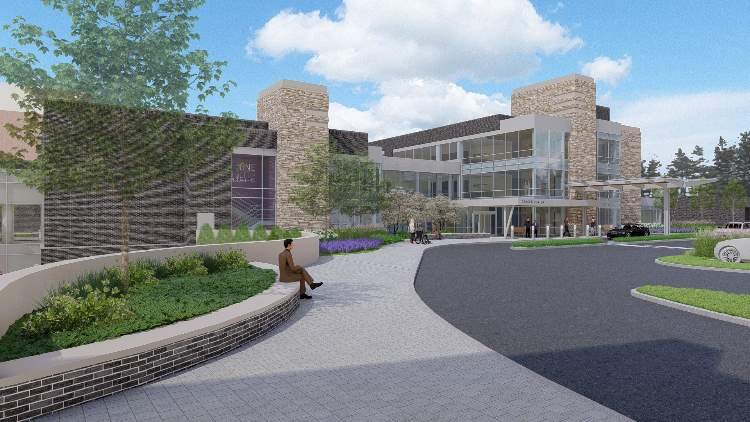 The Comprehensive Cancer Center will stand at the current site of the Towsley Building.