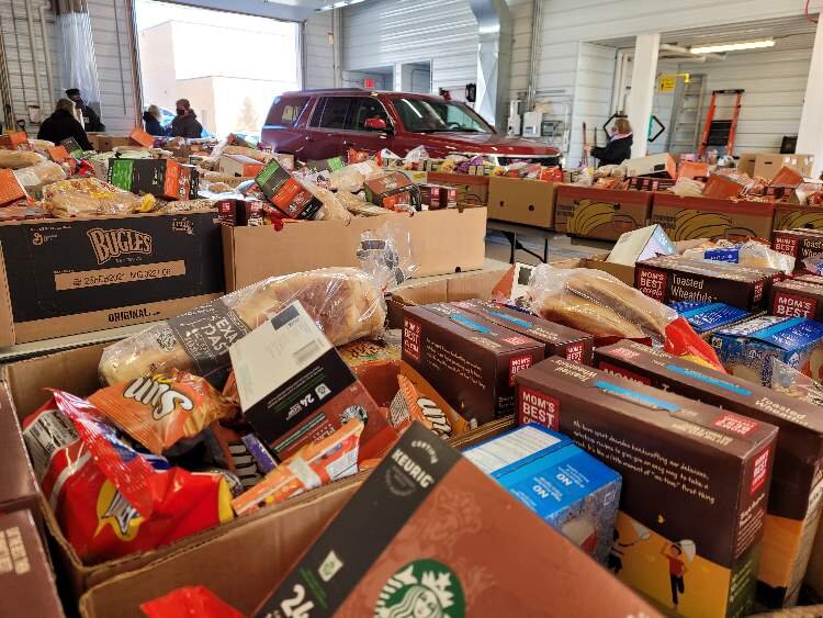 277 families were served at the food distribution event on March 2.