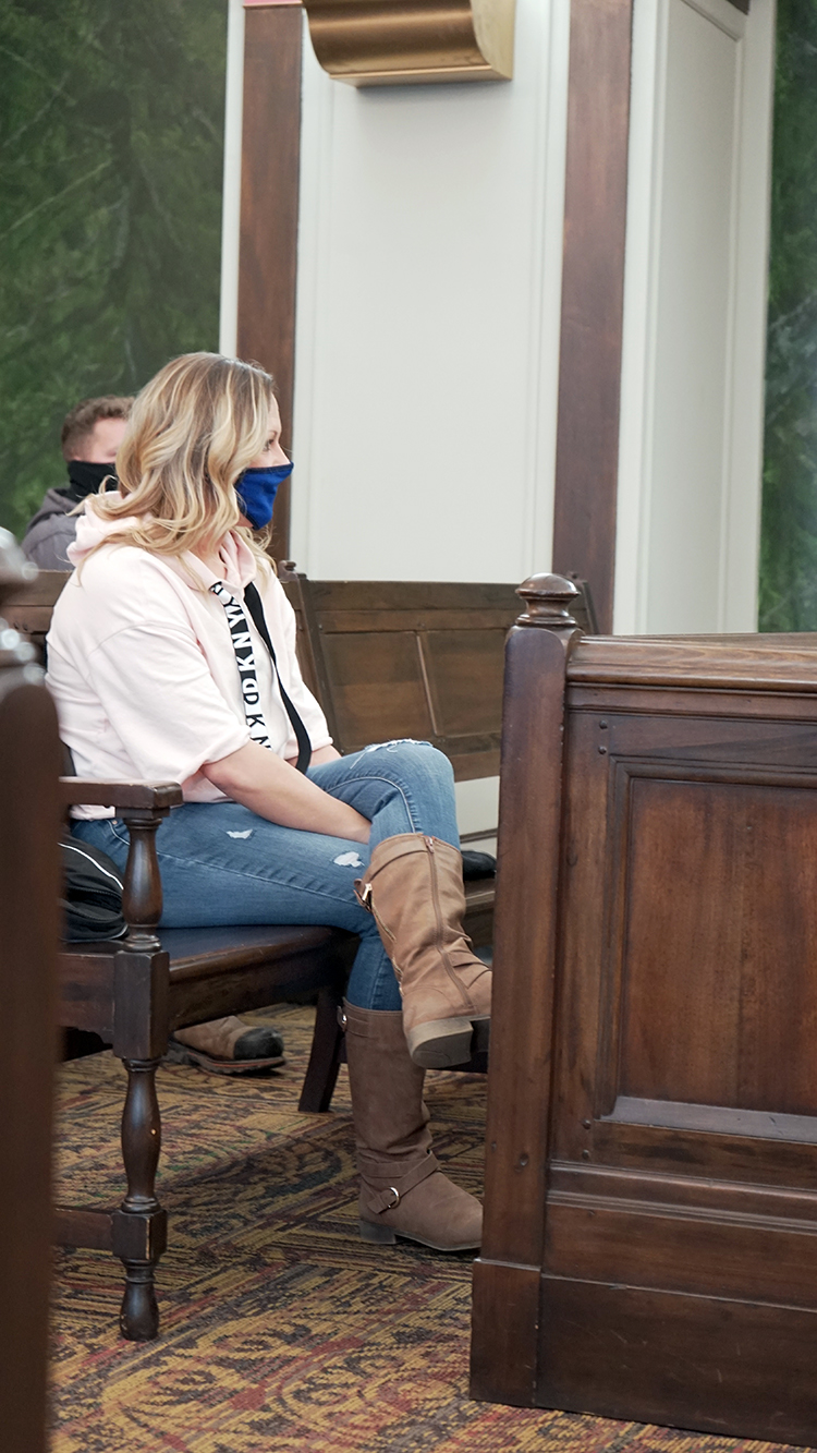 Andrea VanWert, Wygant’s girlfriend, shares feelings and personal experiences with him during his graduation ceremony.