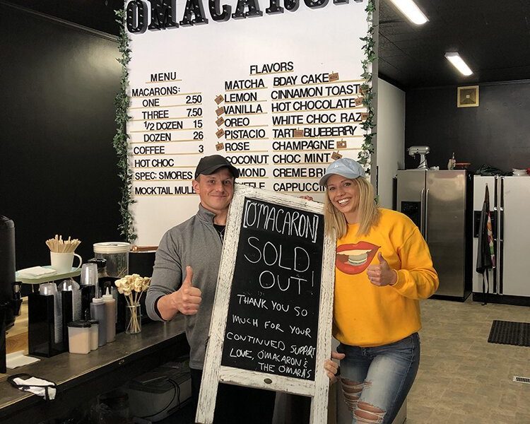 Just over three hours after their grand opening, O’MACARON completely sold out of macarons.