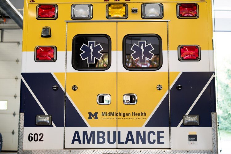 A team of two paramedics responds to every call in Midland and Gladwin.