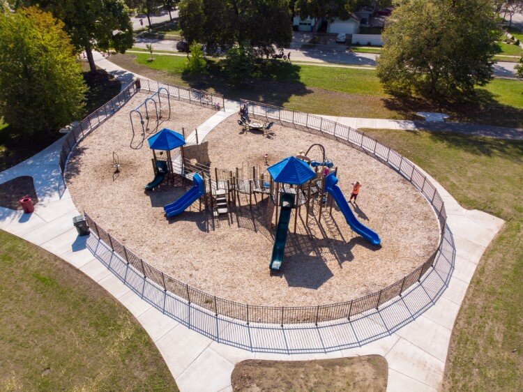 Grove Park gained new playground equipment this summer. Before the upgrades at the park, the amenities were minimal for a park of its size.