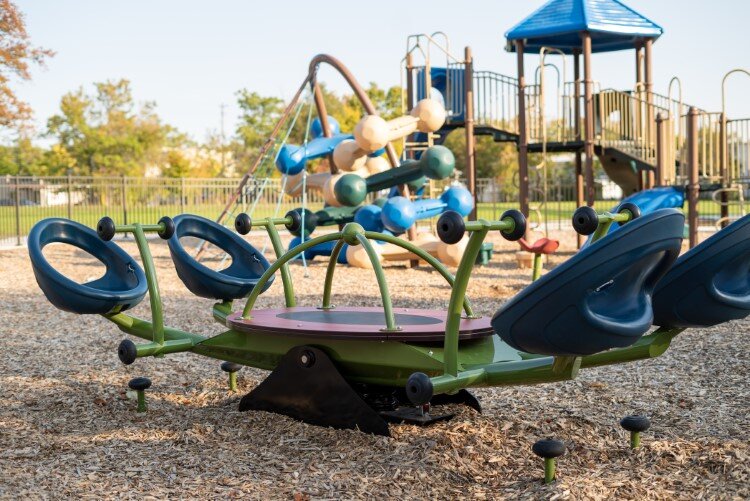 Grove Park gained new playground equipment this summer as part of the upgrades at the Midtown park.