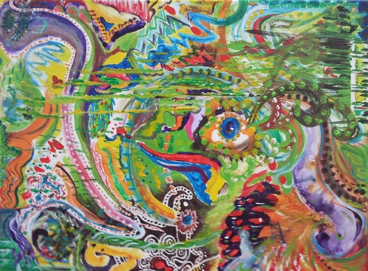 Artwork by Megoran and Love Street Live. (PC: Kimberly Megoran)