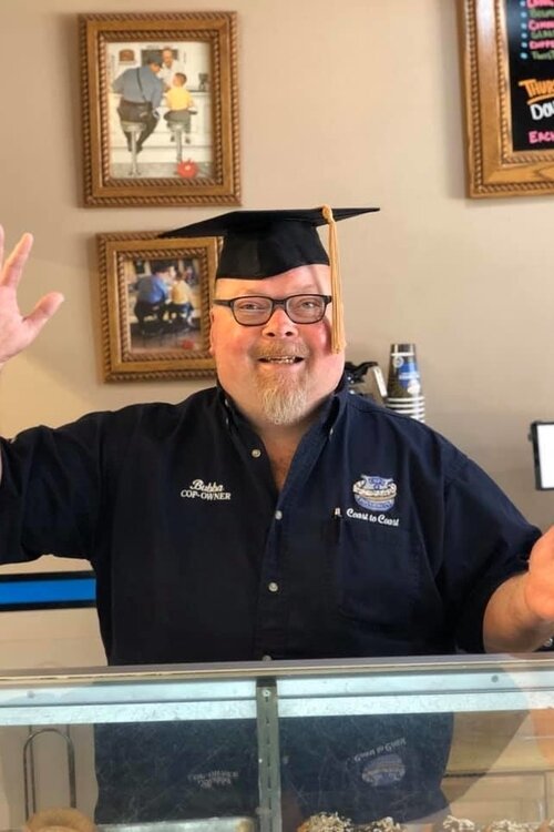 Alan “Bubba” White, co-owner of Cops & Doughnuts