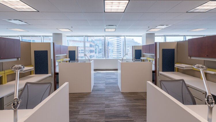 After: Open and ready for collaboration with access to natural light.